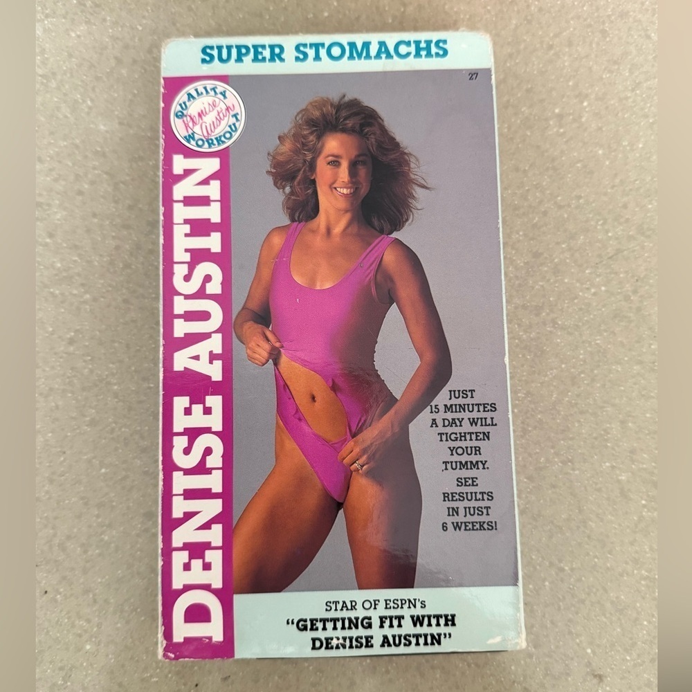 Denise Austin Super Stomachs VHS
